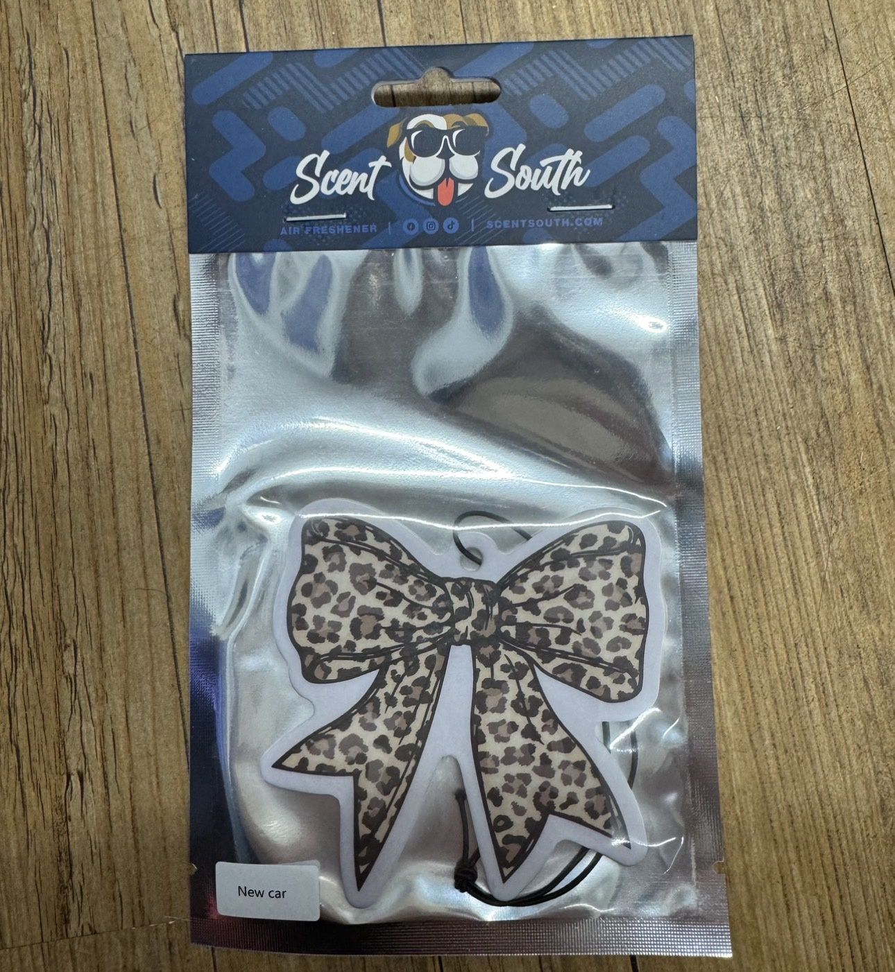 Cheetah Bow Air Freshener - New Car Scent