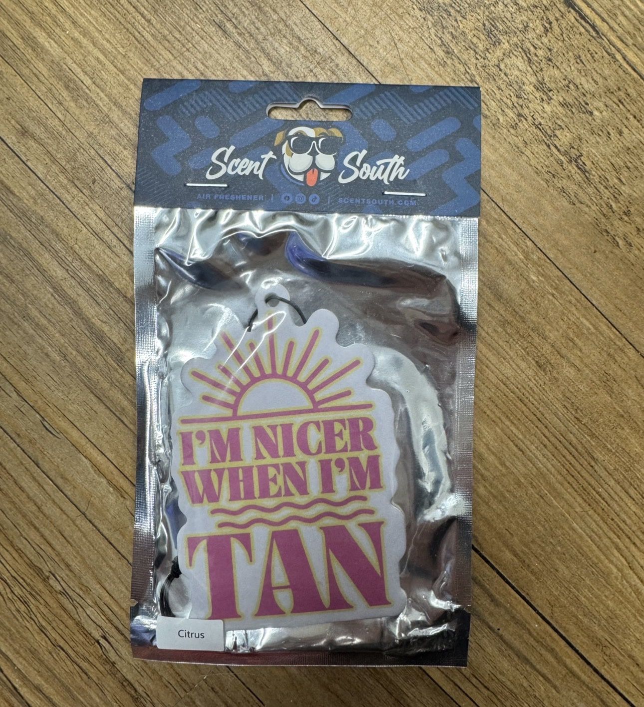 Nice When Tan Air Freshener - Citrus Scent