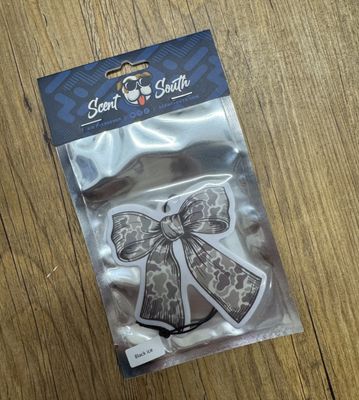 Duck Camo Bow Air Freshener - Black Ice Scent