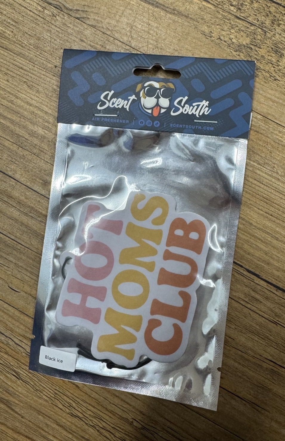 Hot Mom Club Air Freshener - Black Ice Scent