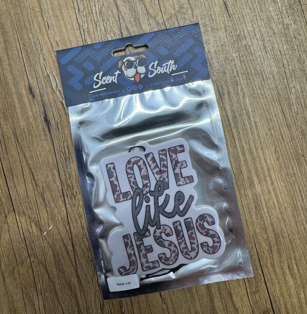 Love Like Jesus Air Freshener - New Car Scent