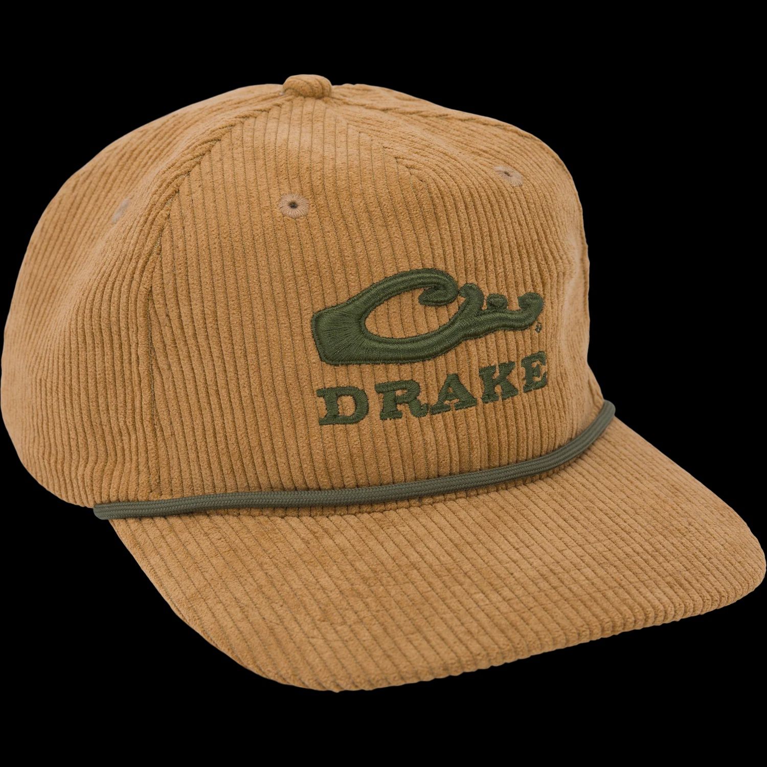 Drake X Lost Hat 3D EMB Goat Rope Hat - Rust/Olive