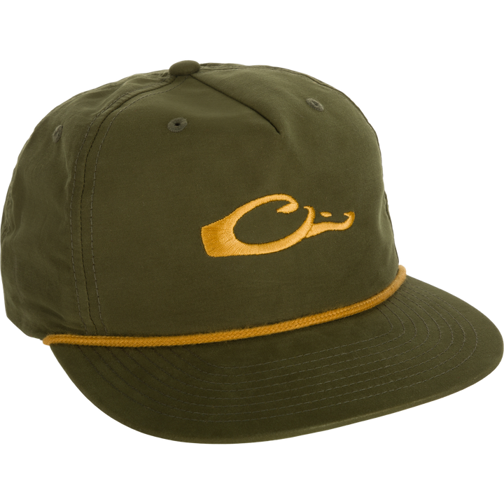 Drake Logo Rope Hat - Loden/Gold