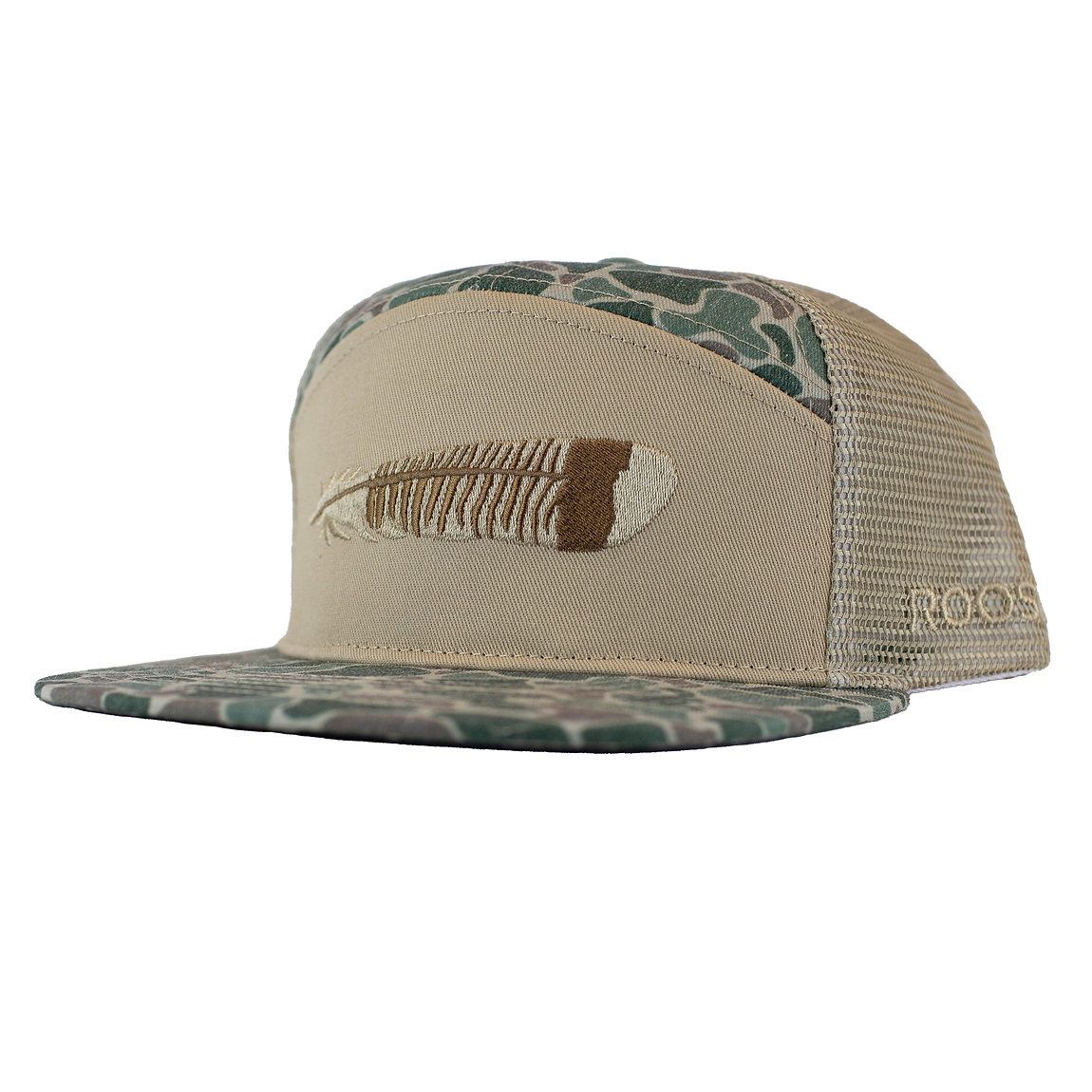 Roost Camo Turkey Feather Hat Duck Camo