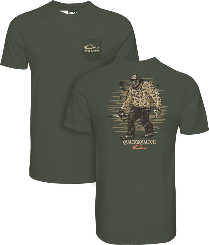 Quacksquatch SS Tee - Kalamata Light Heather