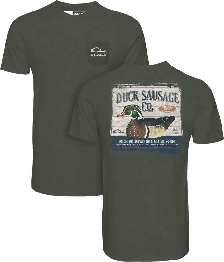 Duck Sausage SS Tee - Kalamata Light Heather