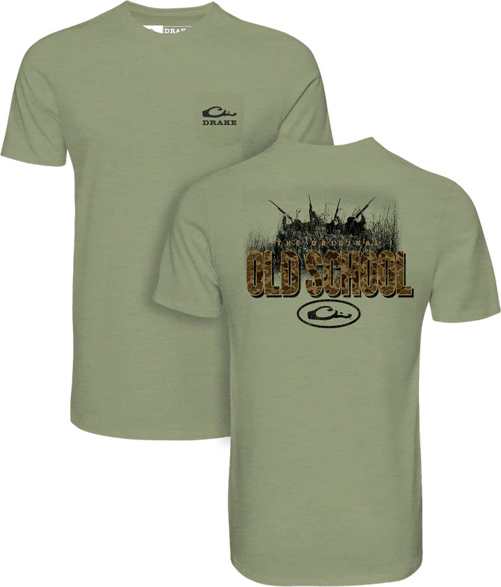 Original Old School SS Tee - Sage Light Heather