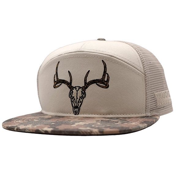 Wildgame 7 Panel Camo Bill Mount Hat