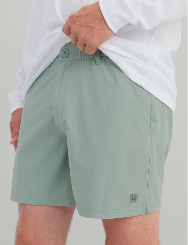 Shoreside Solid Shorts - Silver Blue