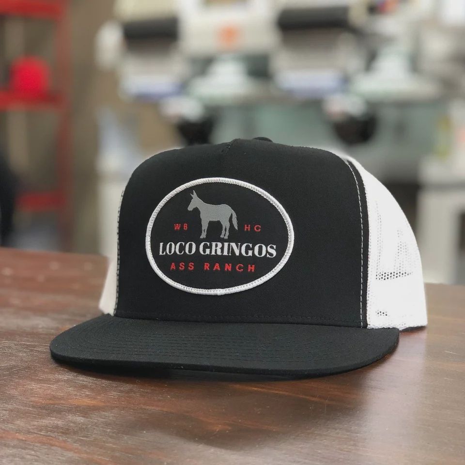 Loco Gringos Trucker Hat - Black/White