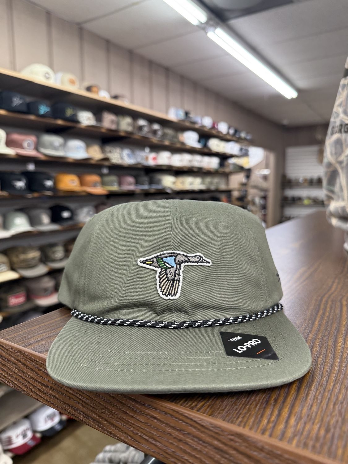 Teal Species Unstructured Snapback Hat - Cypress Green