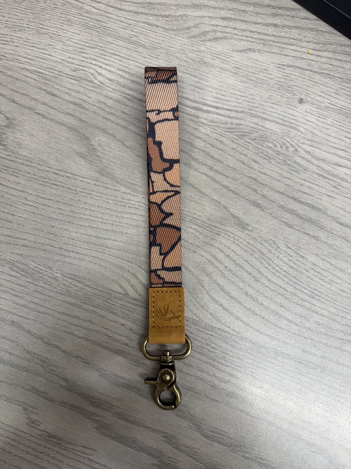 Antler Wrist Lanyard - Timber Camo