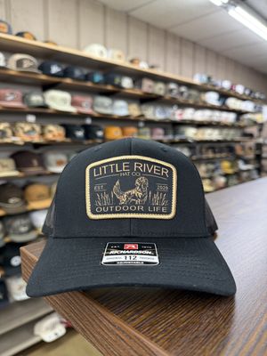 Retriever Patch Trucker Hat - Black