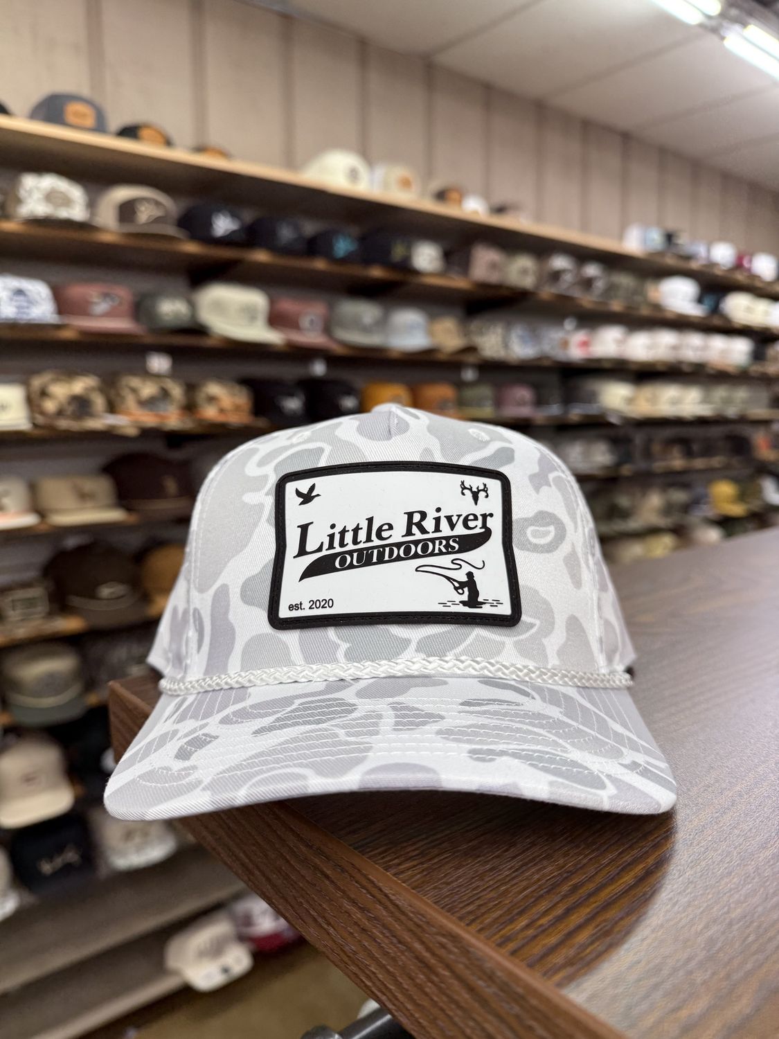 LR Outdoor Patch Rope Hat - Blizzard Duck Camo