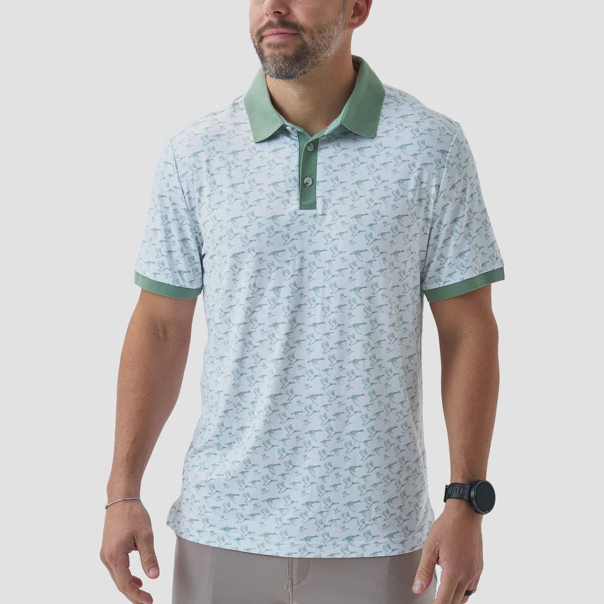 Ringer Performance Polo - Duck Season
