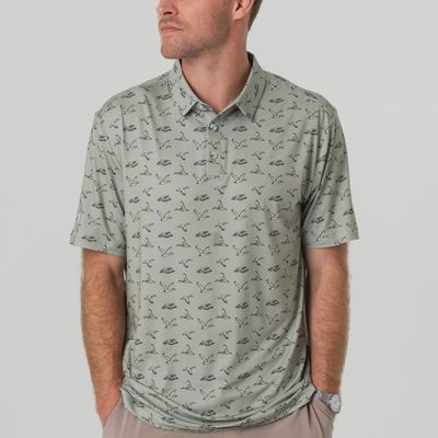 Performance Polo - Flying Ducks / Green