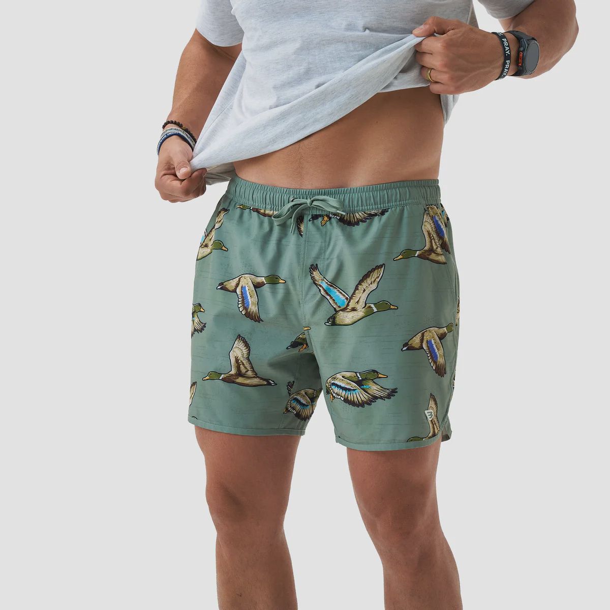Swim Trunks - Jumbo Mallards - Green
