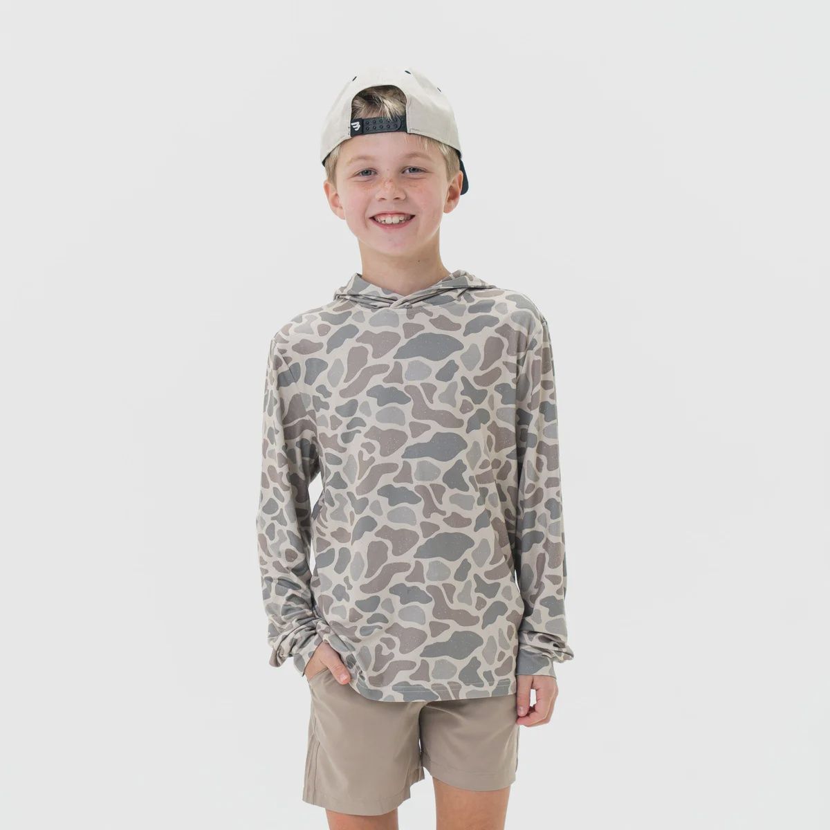 Youth Performance Hoodie - Classic Deer Camo