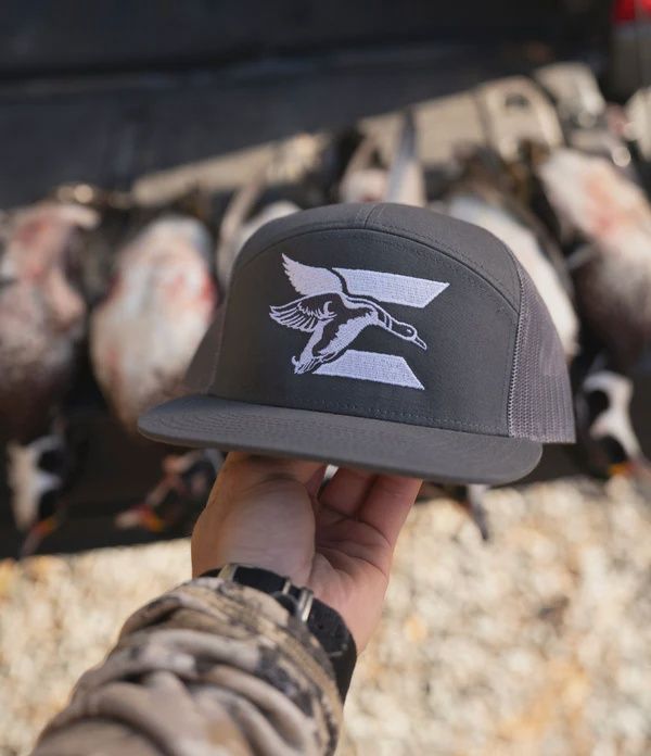 ECW 2.0 Logo 7 Panel Hat - Charcoal