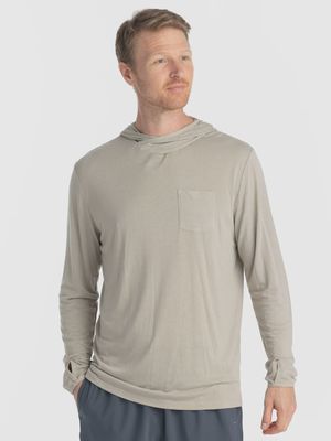 Men's Bamboo Lightweight Hoodie - Sandstone