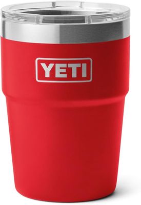 Rambler 16oz Stackable Cup W/ MS Lid- Rescue Red
