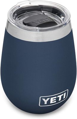 Rambler 10oz Wine Tumbler W/ MS Lid- Navy