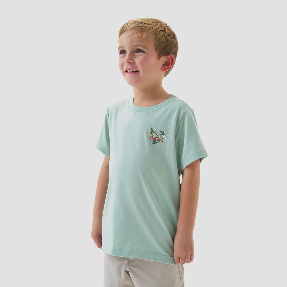Youth Field Companion Short Sleeve Tee - Heather Sage