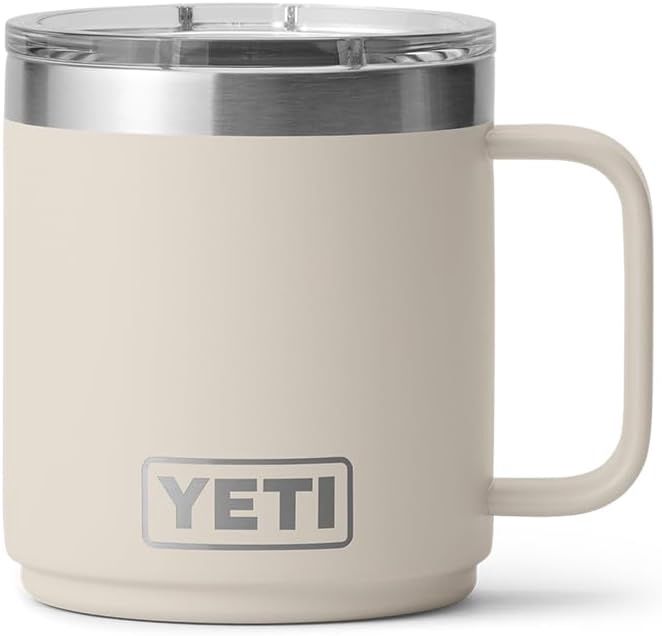 Rambler 10oz  Stackable Mug W/ Durasip Ceramic Lining- Cape Taupe -
