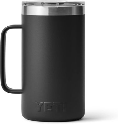 Rambler 24oz Mug W/ Magslider Lid- Black
