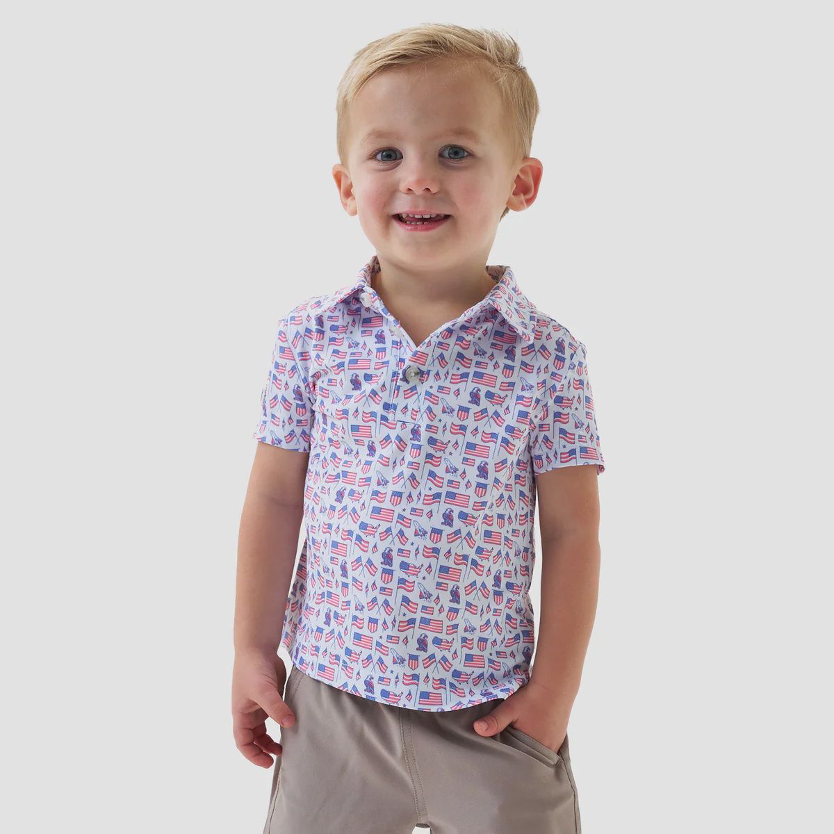 Youth Performance Polo - Old Glory