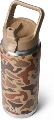 Rambler 26oz Water Bottle W/ Straw Cap- Wetlands Camo