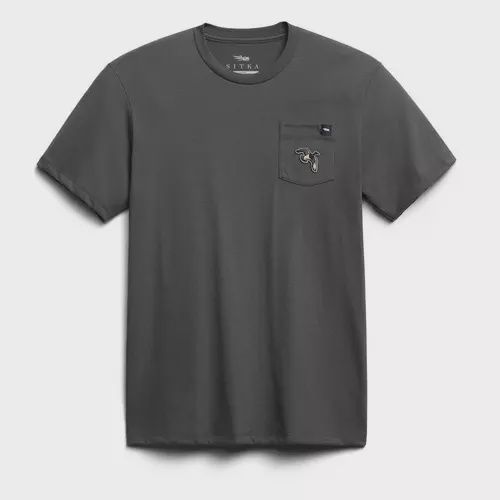 Species Mallard Short Sleeve Pocket Tee - Iron Grey