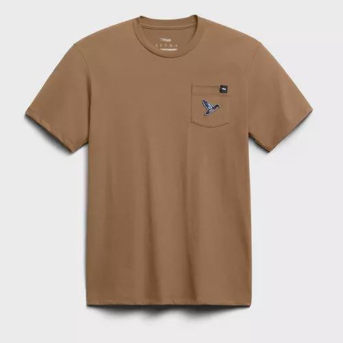 Species Wood Duck Short Sleeve Pocket Tee - Sequoia Brown