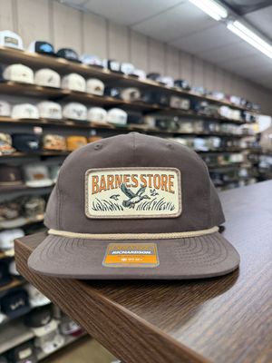 Barnes Woven Patch Rope Hat - Mocha