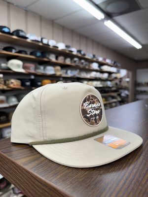 Camo Rubber Patch Rope Hat - Sand/Loden