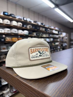 Barnes Woven Patch Rope Hat - Sand/Loden