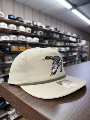 Flying Mallard Rope Hat - Sand/Loden