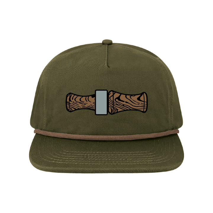 Duck Call Rope Hat - Moss
