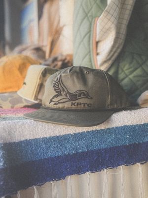 Wood Duck Logo Rope Hat - Olive