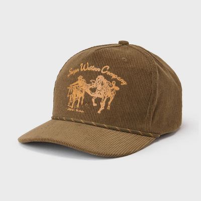 Los Rios Corduroy Snapback Hat - Brown