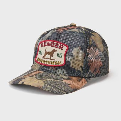Seager Sportsman Mesh Trucker Hat - SJC Camo