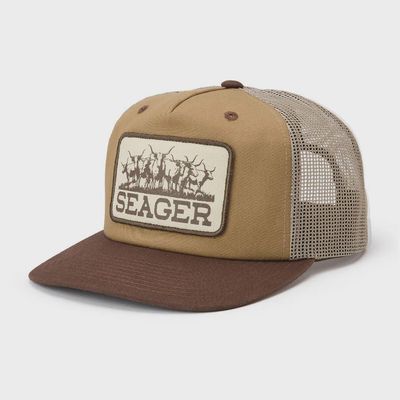 The Herd Trucker Hat - Tan/Brown