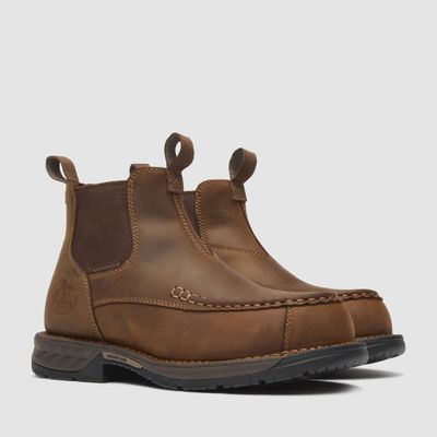 Athens 360 Moc-Toe Chelsea Waterproof Nano Composite Toe Work Boot