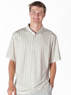 Men's Water Dude Polo - Beige
