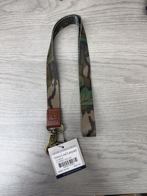 Green Leaf Long Lanyard