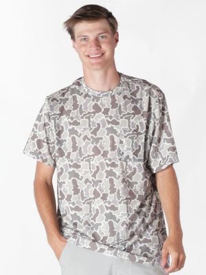 Men's Camo Short Sleeve Tee - Grey Camo