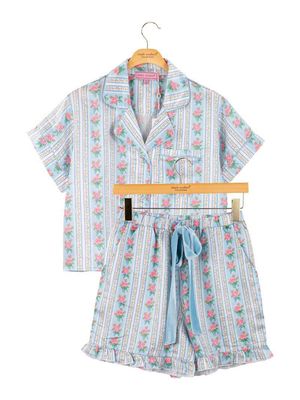 Silky Soft PJ Set - Rose Stripe