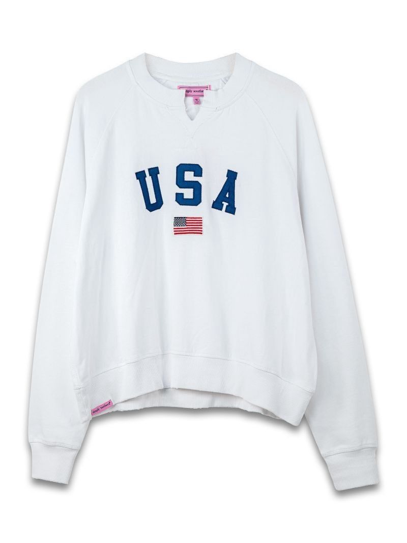 Summer Crew Neck Sweatshirt - USA