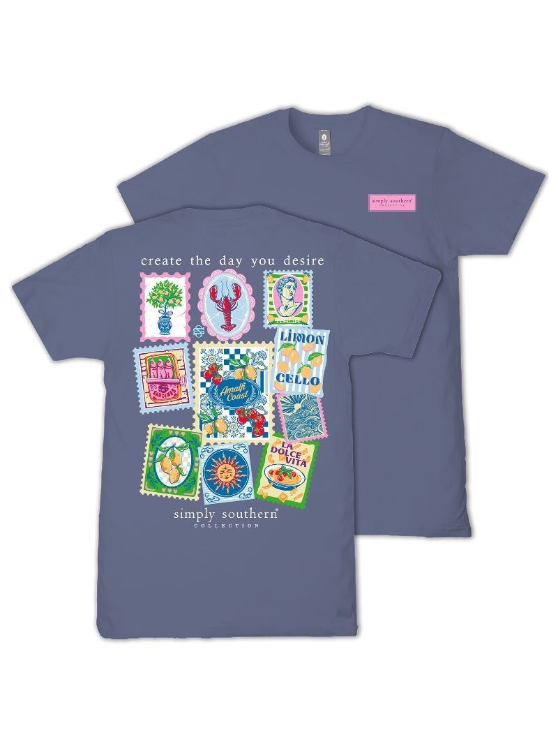 Desire Short Sleeve T-Shirt - Denim