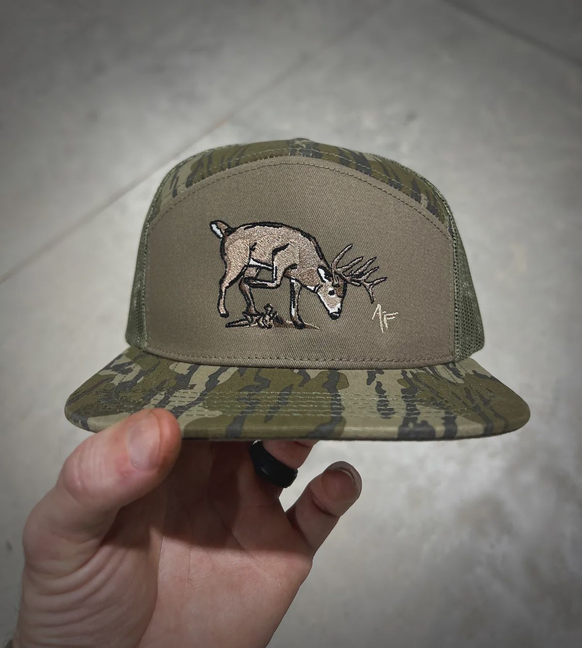 Makin' A Scrape 7 Panel Hat - Bottomland